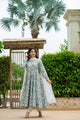 PREMIUM READYMADE  GOWN PANT AND DUPATTA ANARKALI SUIT SET:-6015