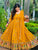 YELLOW COLOUER  READYMADE ANARKALI SUIT:-ND5016