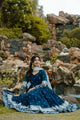 NEVY BLUE PREMIUM*READYMADE ANARKALI SUIT SET :-6018