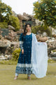 NEVY BLUE PREMIUM*READYMADE ANARKALI SUIT SET :-6018