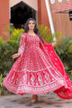 RED COLOUER PREMIUM READYMADE ANARKALI SUIT SET:-3016