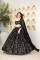 BLACK COLOUER PREMIUM QUALITY TRADITIONAL LEHENGA CHOLI:-6025