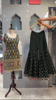 Party Wear Look Top ,Dhoti Skirt and Dupatta sharara dress-438