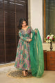 Romina position work with embroidered organza suit set