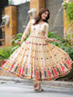 New Sparkling Multi Color Heavy Embroidery Anarkali Suit Set