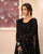 BLACK  READYMADE ANARKALI SUIT :-6008