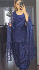 Party Wear Look Top ,Dhoti Salwar and Dupatta-1176