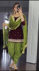 New Designer Party Wear Look Top ,Dhoti Salwar and Dupatta NF-1090