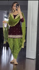 New Designer Party Wear Look Top ,Dhoti Salwar and Dupatta NF-1090