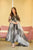 HEERAT BLACK AND GREY ANARKALI  SUIT SET