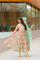 GREEN ANARKALI SUIT SET NF-1121